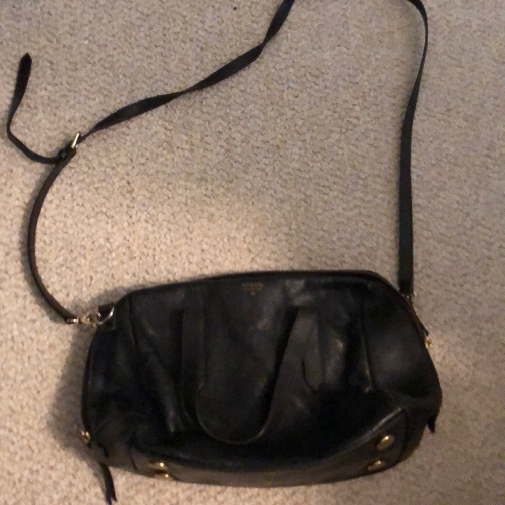 Black Fossil Purse